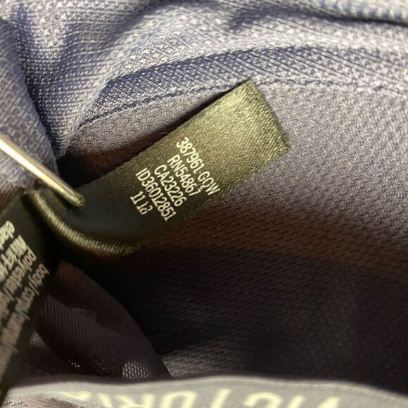 🪦 Victoria Secret Sport Firm Bra W/ Key Hole Size 32C Blue steel - Picture 6 of 8